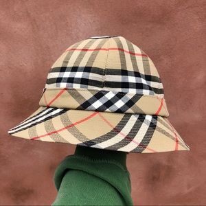 1980s Authentic Vintage Burberry Bucket Hat Hat